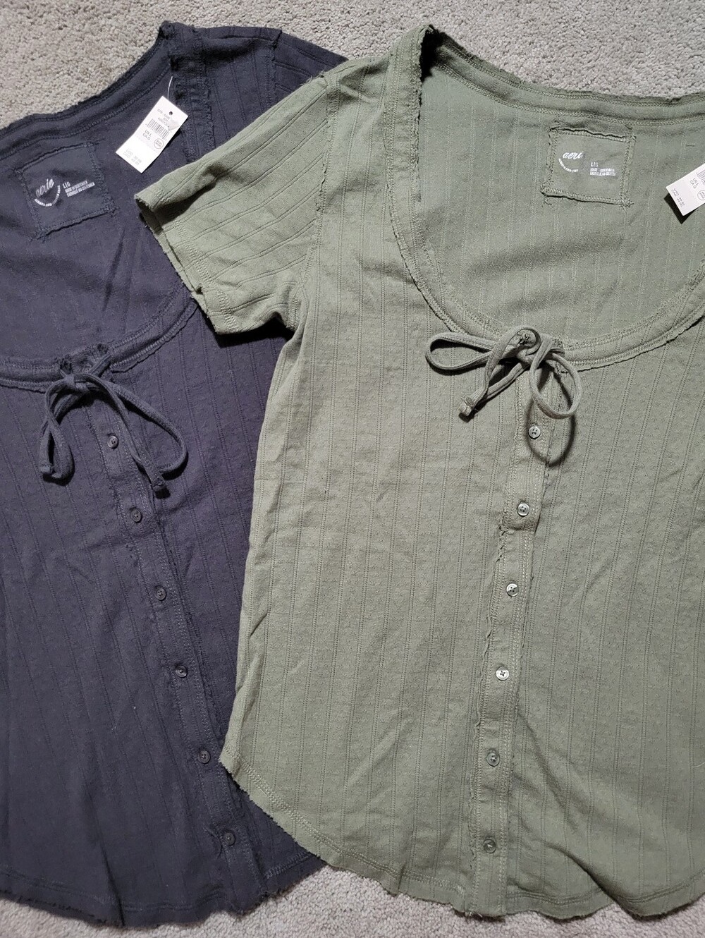 2 NWT AMERICAN EAGLE SHIRTS SZ LARGE